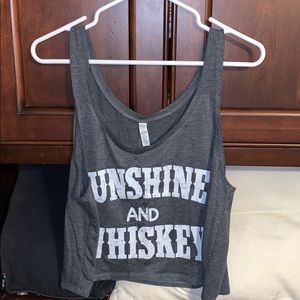 Sunshine & Whiskey Crop Tank